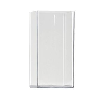 OEM Jarrones Cuadrados De Acr&iacute;lico Transparente, Ideales Como Centros De Mesa - 10x20cm