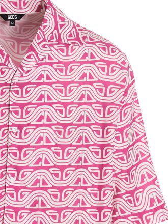 GCDS Viscose Mens Blouse