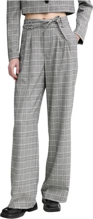 Alohas Cata Broek - Dames - Wijde Broeken - Grijs - M - Polyester - Broeken