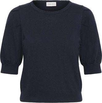 Part Two Truien - Dames - Ronde hals truien - Blauw - M - Truien & Vesten