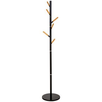 Wanderlust Deco Perchero de metal y madera negro 175h cm