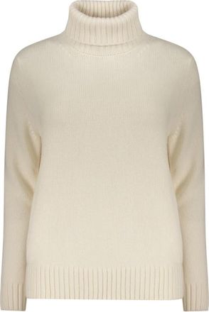 Moorer Coltrui - Dames - Coltruien - Beige - M - Wol - Truien & Vesten