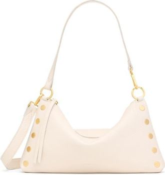 Hammitt Kyle Medium Shoulder Bag in Calla Lily White/brushed Gold at Nordstrom