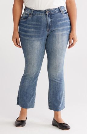 Kut from the Kloth Nikki Kick Flare Jeans in Witch Hazel at Nordstrom Rack, Size 14W