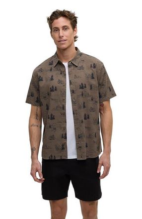 tentree Redwood Shirt in Timber/lake Sasquatch at Nordstrom, Size Xx-Large