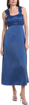 Laundry Laundry By Shelli Segal Ruched Satin Sweetheart Dress