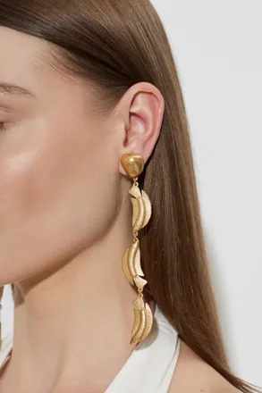 Cult Gaia Neemo Trio Earrings, Womens, Gold