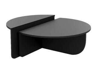 VENTE-UNIQUE.COM Lote de 2 mesas bajas - l90 cm