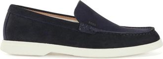 HUGO BOSS Schoenen, Heren, Blauw, 40 EU, Su&egrave;de, Siena Mocassins