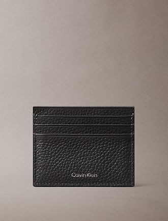 Calvin Klein Tarjetero De Piel Con Logo En L&aacute;mina Y Rfid
