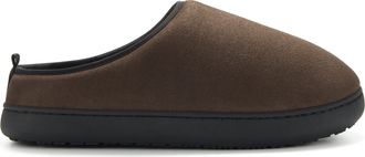 Alpine North CANMORE INSULATED FAUX SUEDE SLIPPERS, COFFEE