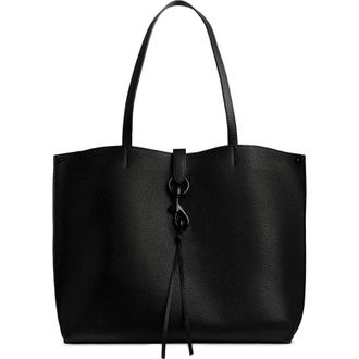 Rebecca Minkoff Megan Leather Tote in Black at Nordstrom