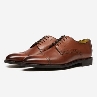 Oliver Sweeney Mens Temple Dark Tan - Size UK 7