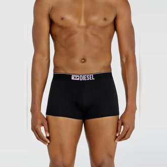 Diesel Three-pack of plain boxer briefs - Trunks - Man - Black