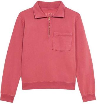 Fortela Woven Zip-Up Sweatshirt in Ruby at Nordstrom, Size Xx-Large