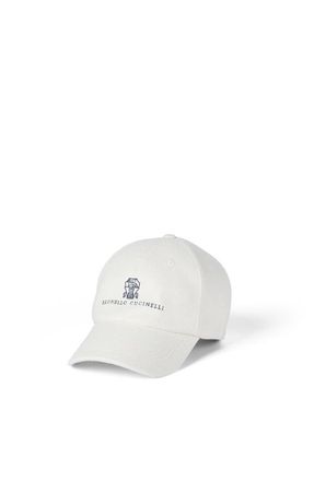 Brunello Cucinelli Baseball cap with logo in Off-White at Nordstrom, Size X-Large