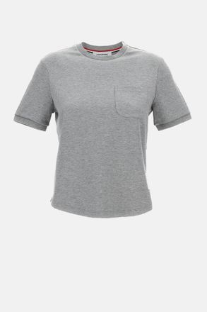 Thom Browne Grey Cotton T-Shirt