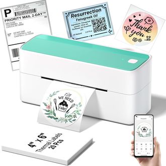 OEM Impresora T&eacute;rmica De Etiquetas 241bt 4x6, Impresora De Etiquetas De Env&iacute;o, Impresora Bluetooth Sin Tinta Para Oficina, Compatible Con Dhl, Ups, Amazon