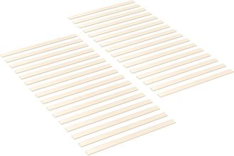 vidaXL L&aacute;mina De Cama 32 Uds. Natural 90 X 6 X 1,3 Cm Pino Macizo Vidaxl