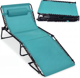 Best Choice Products Extra Wide Patio Chaise Lounge Chair, Portable Folding Recliner w/ 8 Positions
