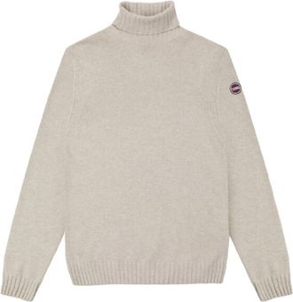 Colmar Grijze Cashmere Blend Coltrui - Heren - Coltruien - Grijs - L - Wol - Truien & Vesten