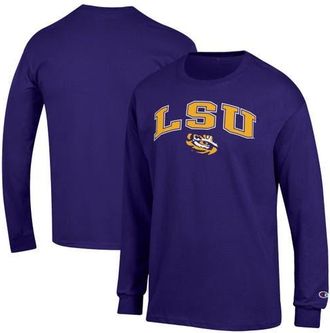 Champion Mens Champion Purple LSU Tigers Arch Over Logo Long Sleeve T-Shirt at Nordstrom, Size Xx-Large