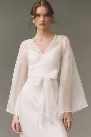 Shona Joy La Lune Stratus Organza Wrap Blouse