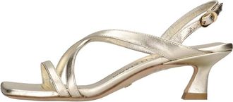 Stuart Weitzman Sandalen Goud - Dames - Sandalen met hakken - Geel - 36 EU - Schoenen