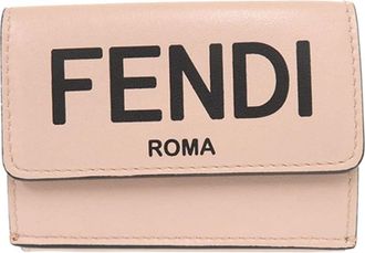Fendi Pre-owned Fendi Micro Leather Roma Trifold Wallet Ladies IQCPE9PDBQBIPCVK