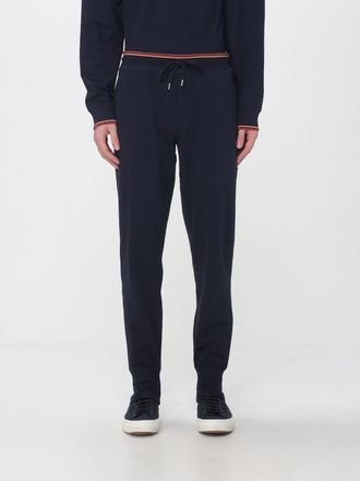 Paul Smith Slim Fit Jersey Jogging Trousers with Drawstring Waist and Slant Pockets