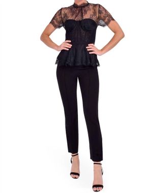 Drew Isabella Tux Pant In Black