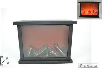 Trade Shop Trade Shop - Habitaci&oacute;n De Batteria Led Fuoco 21 X 28 X 15 Cm Decorative