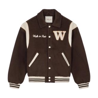 Walk In Paris Chaqueta Varsity - Jackets - Hombre - Marr&oacute;n - M