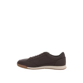 HUGO BOSS Schoenen, Heren, Bruin, 41 EU, Leer, Nitan Lage Sneakers