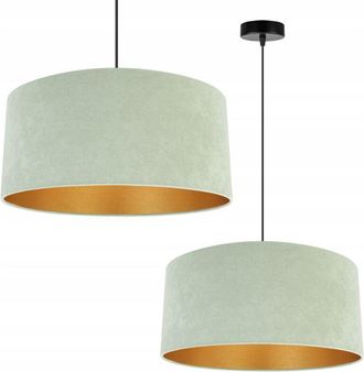 OEM L&aacute;mpara Colgante De Techo L&aacute;mpara De Techo Pantalla De Terciopelo Dorado