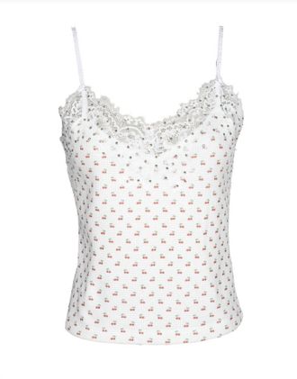 Boys Lie Womens Know How To Pick Em Lace Tank Top In White