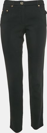 Moschino Boutique Moschino Black Crepe Formal Trousers