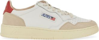 Autry Medalist Low Leather Suede Panels Sneakers