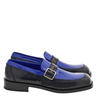 Ferragamo Patent Leather Monk-Strap Loafers, Size 11