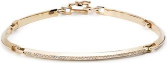 Luis Morais 14kt yellow gold diamond bracelet - men - White Diamond/14kt Yellow Gold - One Size