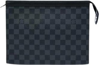 Louis Vuitton Pre-owned Pochette Voyage MM - Heren - Vintage Clutch - Zwart - ONE Size - Vintage