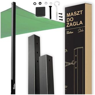 OEM M&aacute;stil Para Toldo Vela De Jard&iacute;n, Altura Regulable 240 Cm