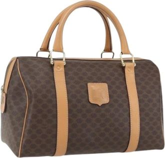 Celine Pre-owned Handbags, female, Brown, Size: ONE SIZE Pre-owned Canvas Handbag
