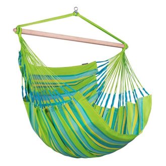 la siesta Silla Exterior Colgante Kingsize Domingo (lime)