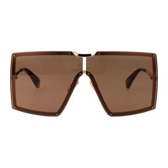 Max Mara Sunglasses, female, Brown, Size: 69 MM Stylish Sunglasses Mm0117/S