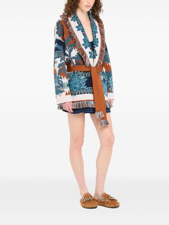 Alanui Womens Island Soul Wool Cardigan