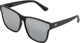 Sixty One Sunglasses Delos Polarized Sunglasses in Black/silver at Nordstrom