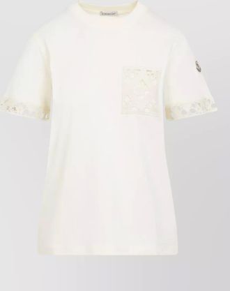 Moncler embroidered pocket short-sleeve t-shirt