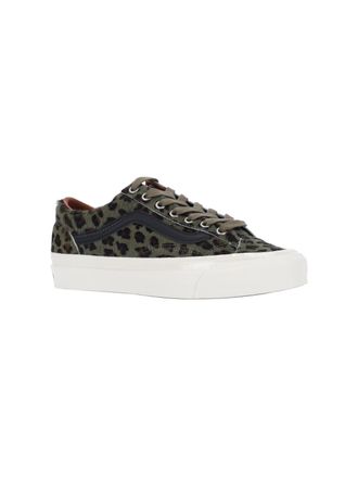 Vans Leopard-Print Pony-Hair Sneaker - Green