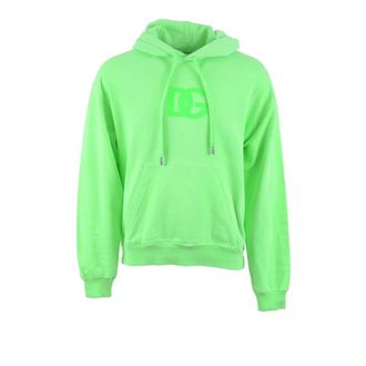 Dolce & Gabbana Hoodies, male, Green, 2XL, Hooded Sweatshirt